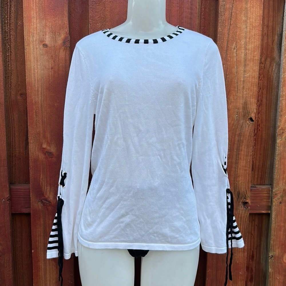 Belford Bell Long sleeve Knit Sweater Top Size M